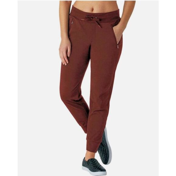 Member's Mark Rust Red Woven Trek Jogger Stretch Pants w/Pockets XXL - Picture 1 of 9